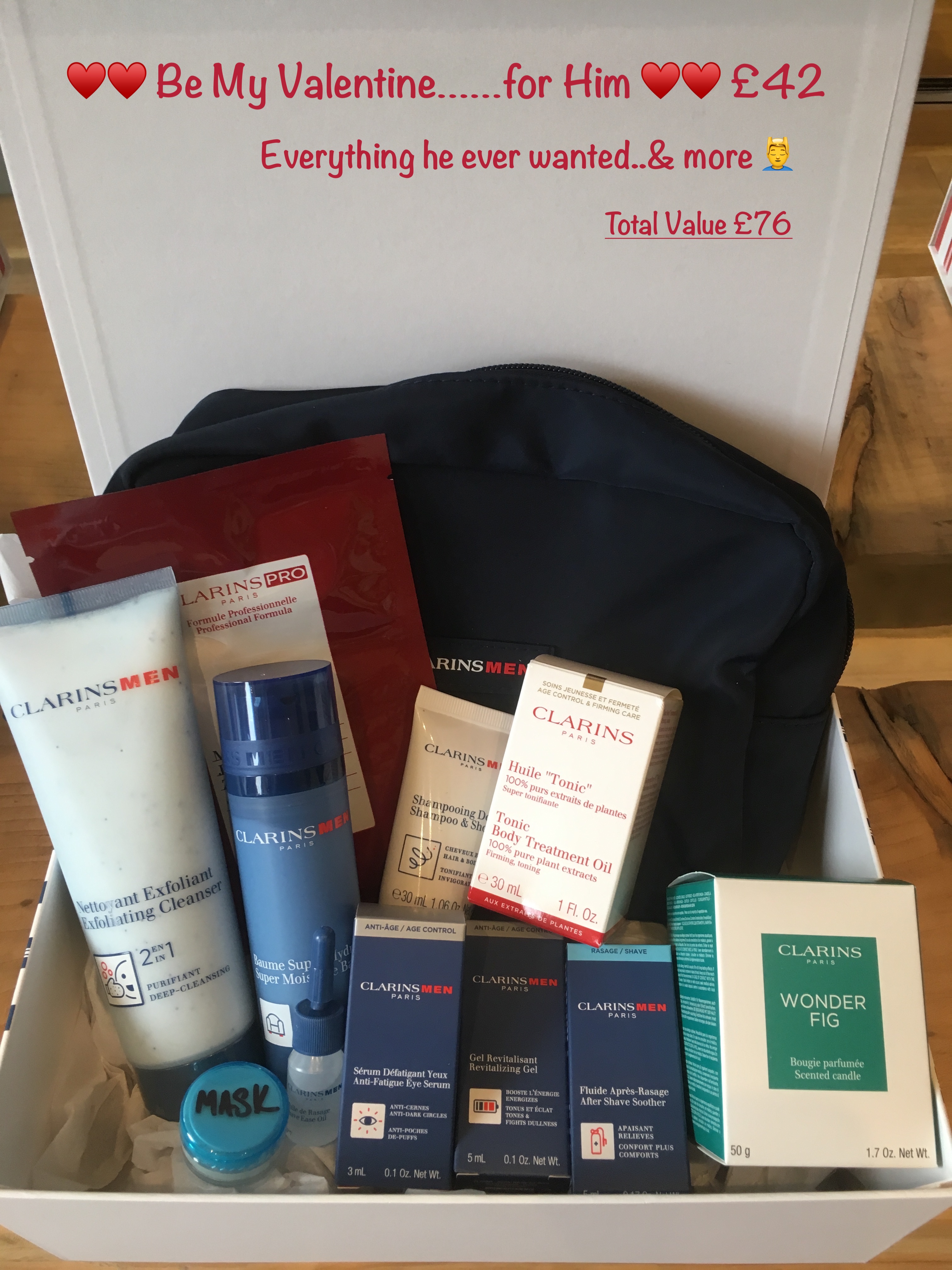 Valentine gift with Clarins