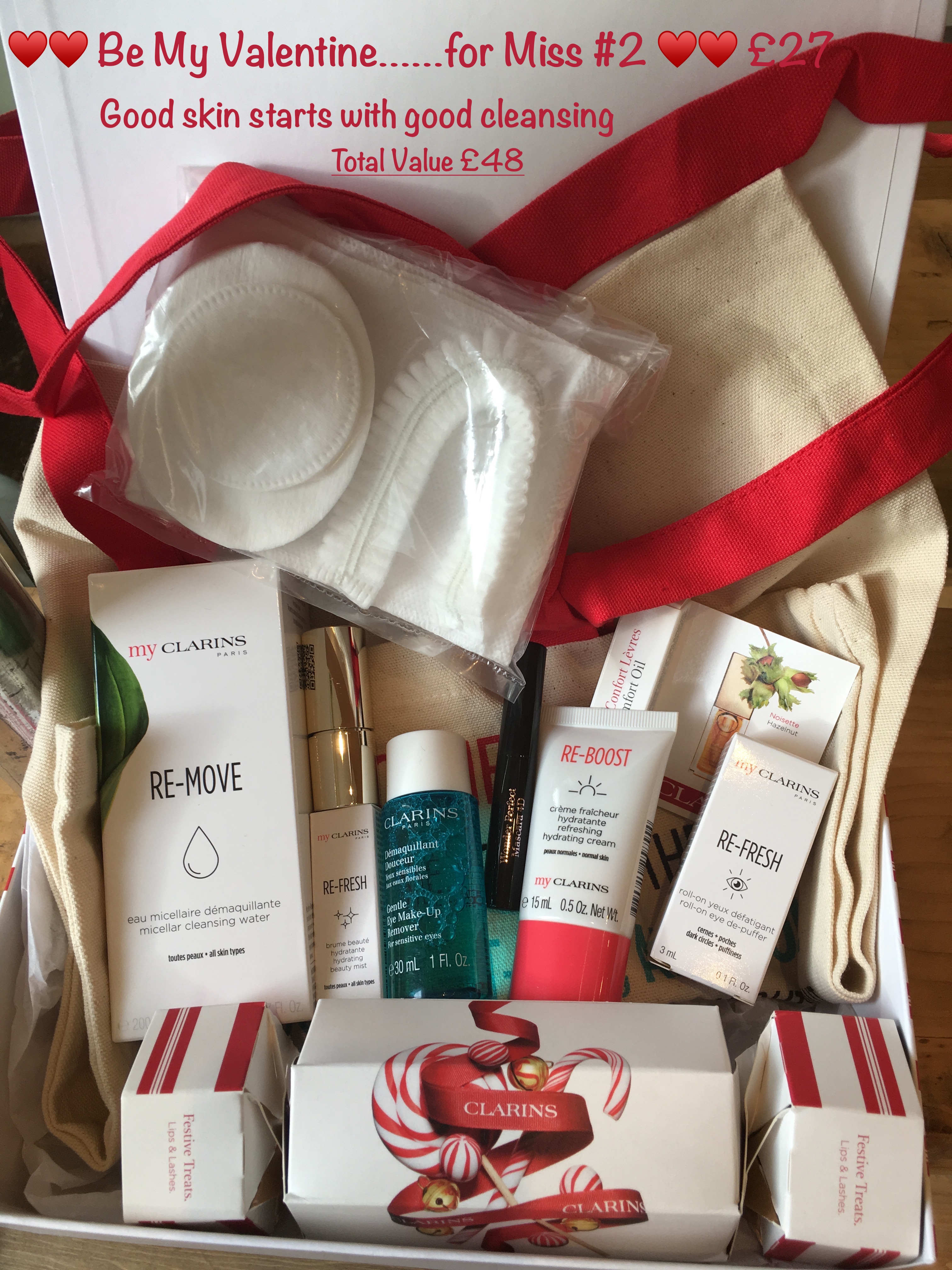 Valentine gift with Clarins